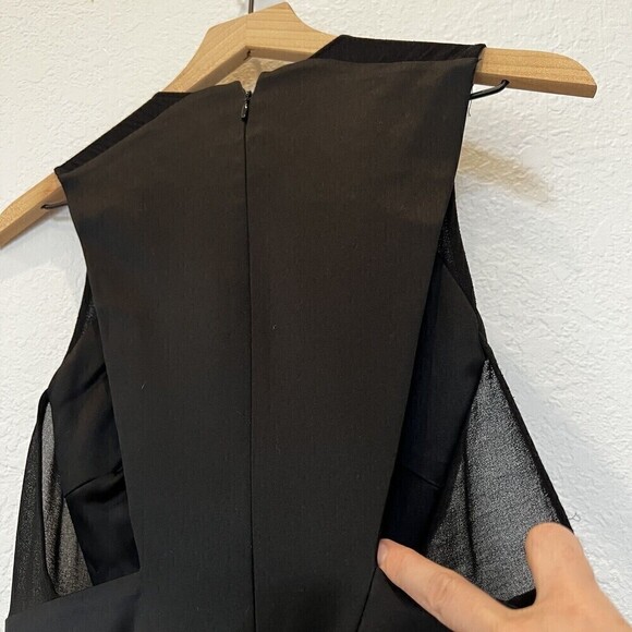 H&M Olivia Wilde Conscious Exclusive Black Dress Size 8 - Picture 8 of 11